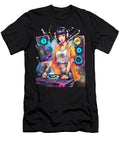 Rhythmic DJ Techno Trance Party Girl Anime Girl Nft T-Shirt