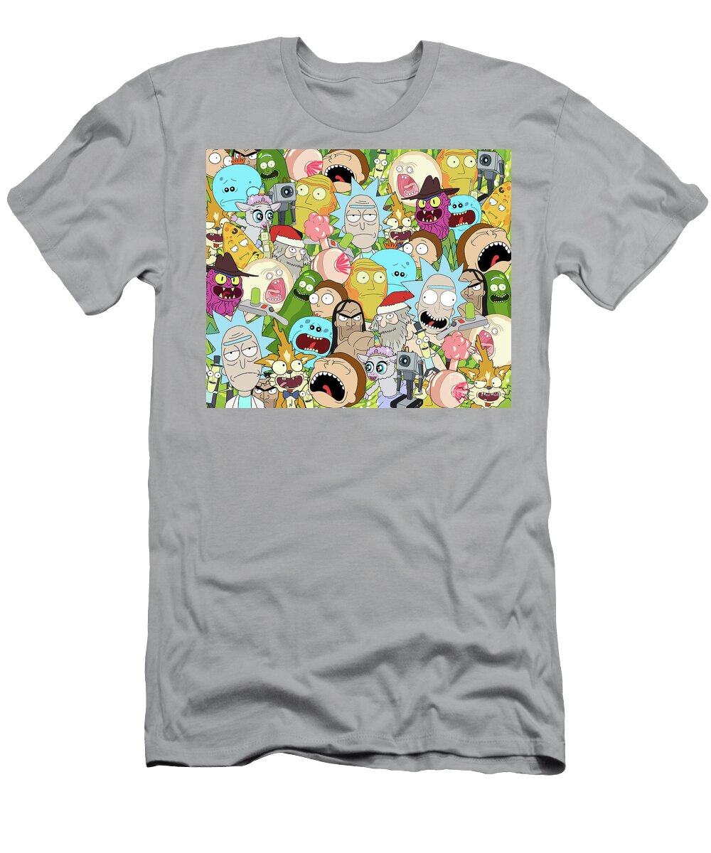 Rick and Morty Pattern Valentina Hramov T-Shirt