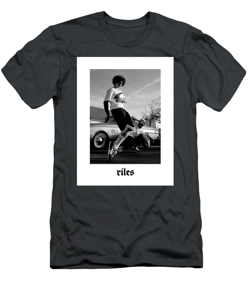 Riles Street Poster in Black White Martial Dior T-Shirt