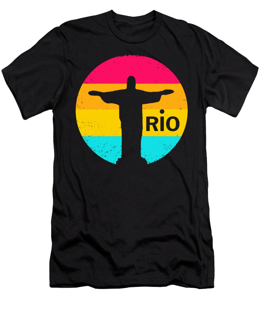 Rio De Janeiro Art the Splendor of Brazils Coastal Marvel Dnt Prints T-Shirt
