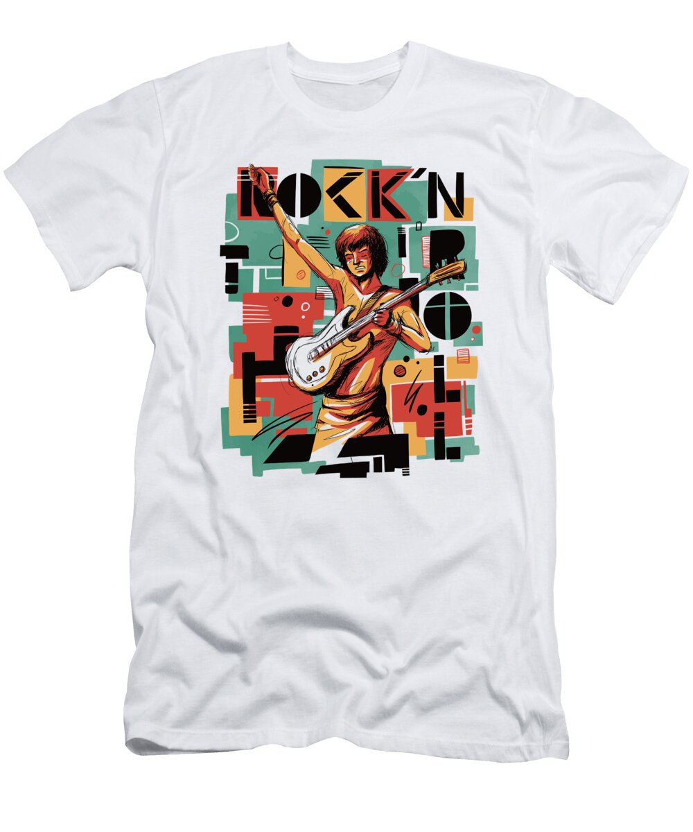 Rock Music Abstract Style Me T-Shirt