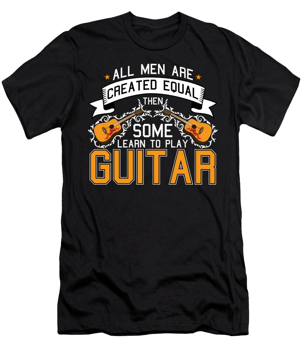 Rock Music Guitarst Guitar Lover Motive with Quang Vu T-Shirt