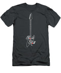 Rock Roll Music Vertical Guitar Rayaan Nessa T-Shirt