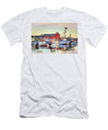 Rockport Sunset Harbor and Motif 1 Nikolyn Mcdonald T-Shirt