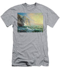 Rocky Cliff with Stormy Sea Cornwall By William Trost Richards 1902 William Trost Richards T-Shirt
