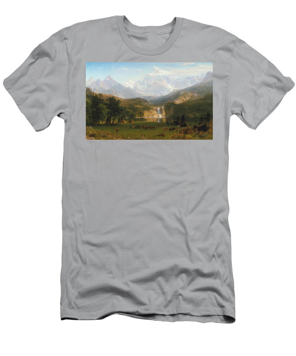 Rocky Mountains Albert Bierstadt T-Shirt