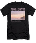 Romantic Pastel Landscape Wall Art Soft Sunset Nature Print Minimalist Love Quote Decor Dreamy Co Derrick Costa T-Shirt