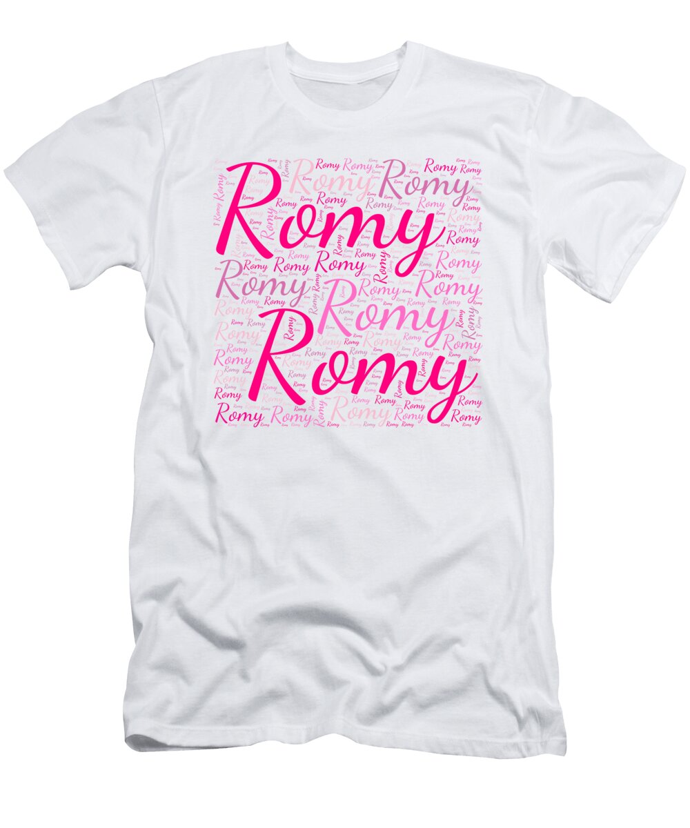 Romy Names Without Frontiers Vidddie Publyshd T-Shirt