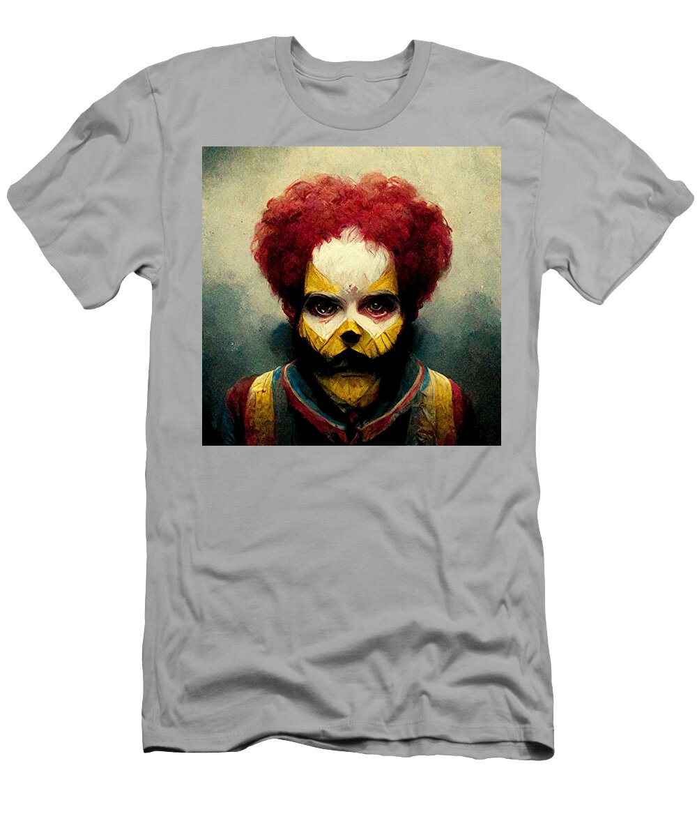 Ronald Mcdonald As Horror Clown 386cde0a 8c0a 4b22 8640 1a4cf41ed470 By Asar Studios Celestial Images T-Shirt