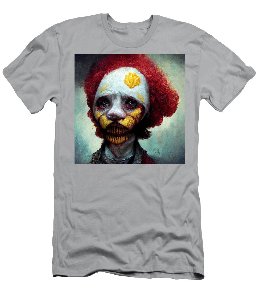 Ronald Mcdonald As Horror Clown 91b33961 9728 4f03 9e60 Ef9a613a0318 By Asar Studios Celestial Images T-Shirt