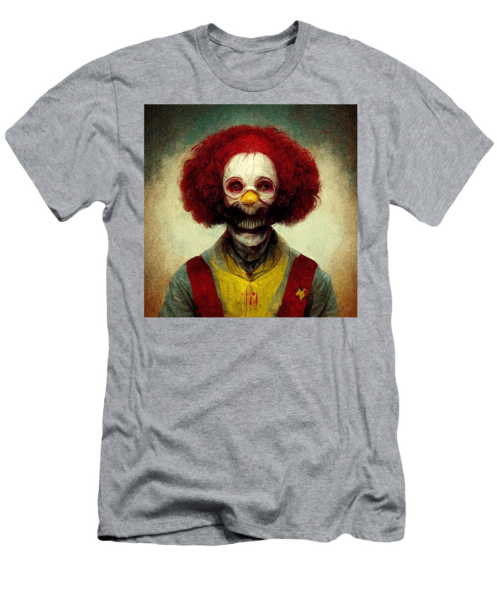 Ronald Mcdonald As Horror Clown 92d8ffd7 Af64 482a 8a51 Df50348bf87b By Asar Studios Celestial Images T-Shirt
