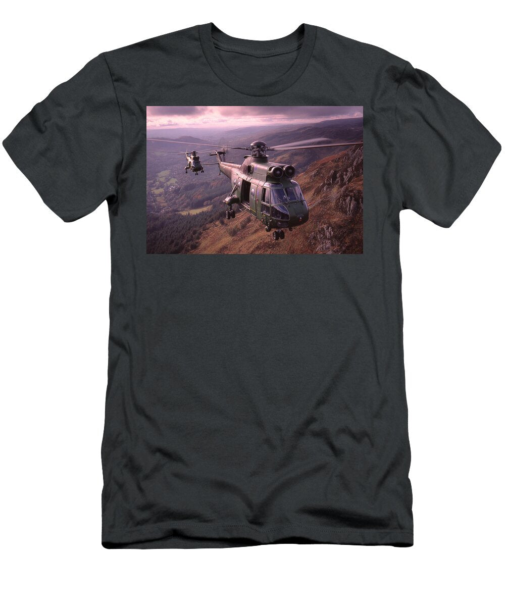 Rotors on Patrol Start Aviation T-Shirt