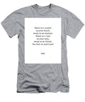 Rumi Quote 08 There Is a Candle in Your Heart Typewriter Print Studio Grafiikka T-Shirt