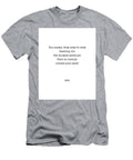 Rumi Quote 12 You Wander From Room to Room Typewriter Prin Studio Grafiikka T-Shirt