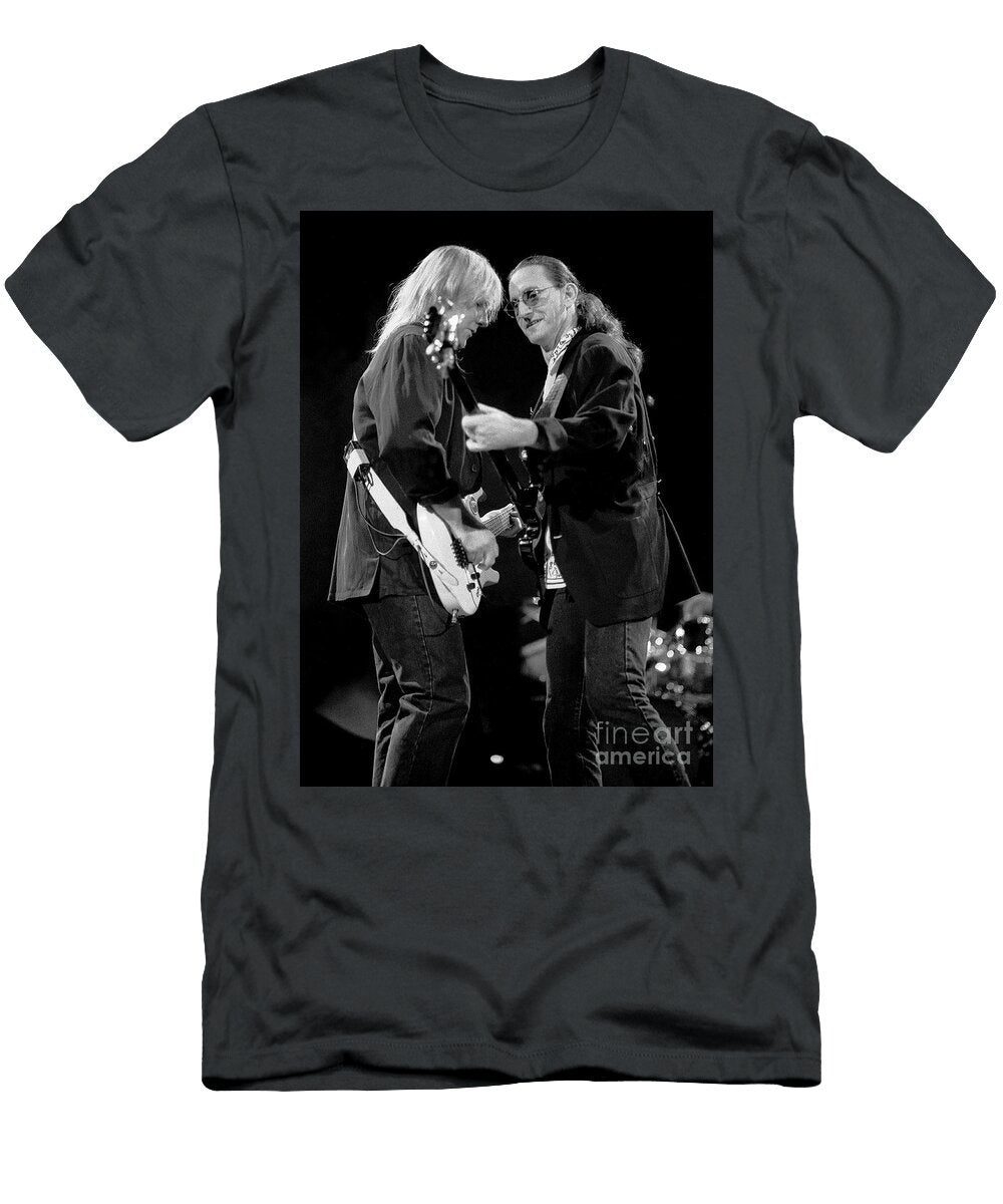 Rush Alex Lifeson and Geddy Lee Concert Photos T-Shirt