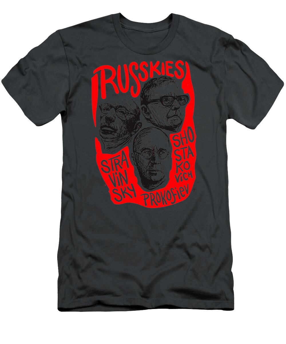 Ruskiesrussian Composerss Kennedy Oliver T-Shirt