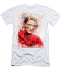 Ruth Bader Ginsburg Smiling Watercolor Portrait R Stockphotosart Com T-Shirt
