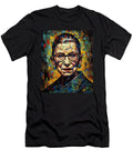 Ruth Bader Ginsburg Van Gogh Style Graphic Design Wall Art Licensed Art T-Shirt