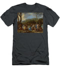 Saint John Baptizing in the River Jordan About 1630s Nicolas Motionage Designs T-Shirt