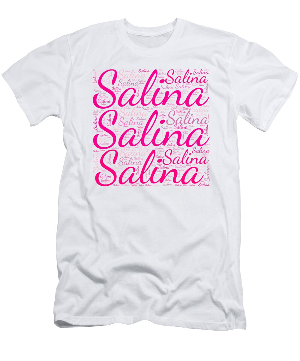 Salina Names Without Frontiers Vidddie Publyshd T-Shirt