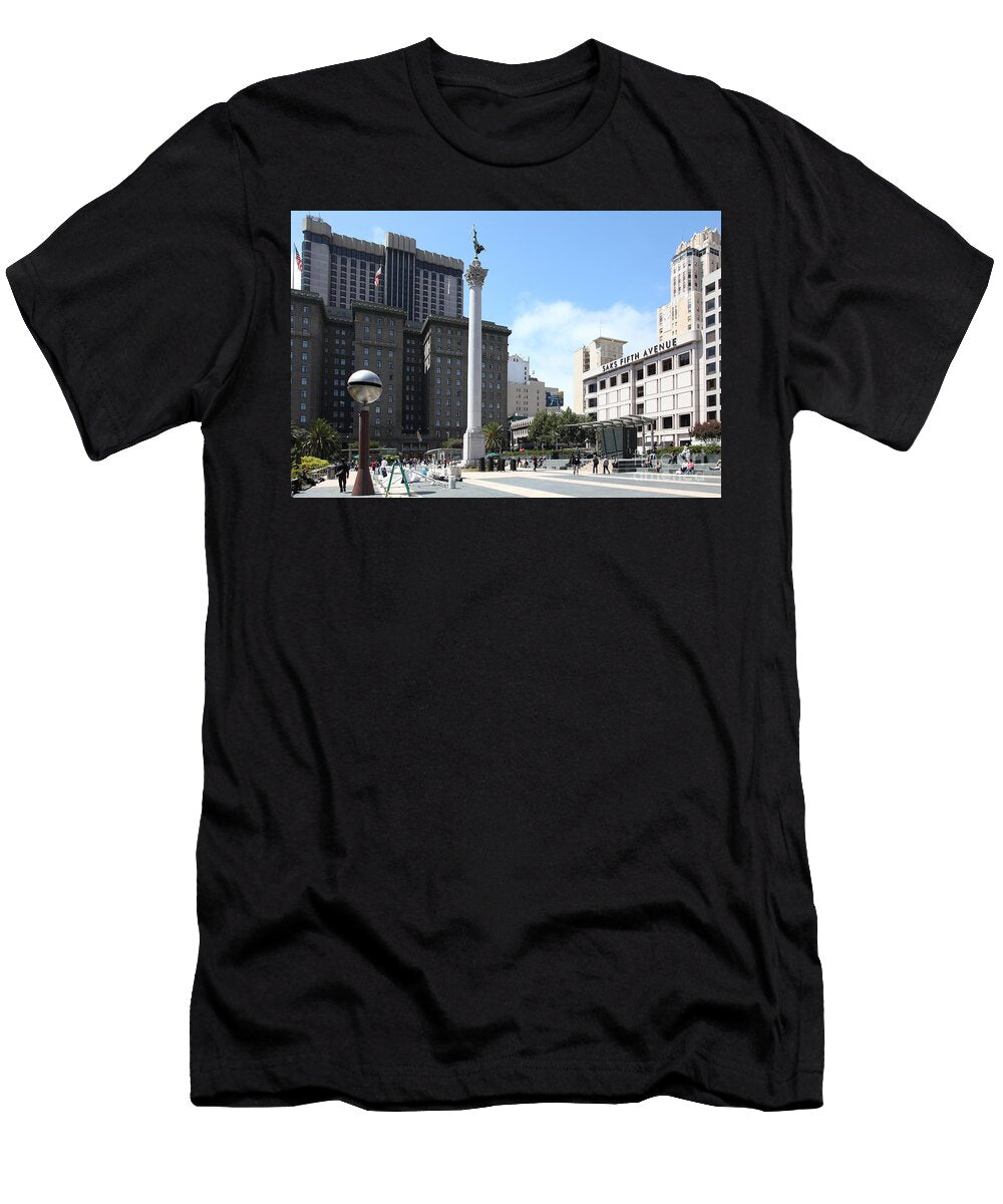 San Francisco Union Square 5d17933 Wingsdomain Art and Photography T-Shirt