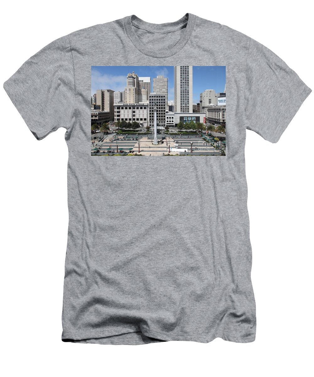 San Francisco Union Square 5d17938 Wingsdomain Art and Photography T-Shirt