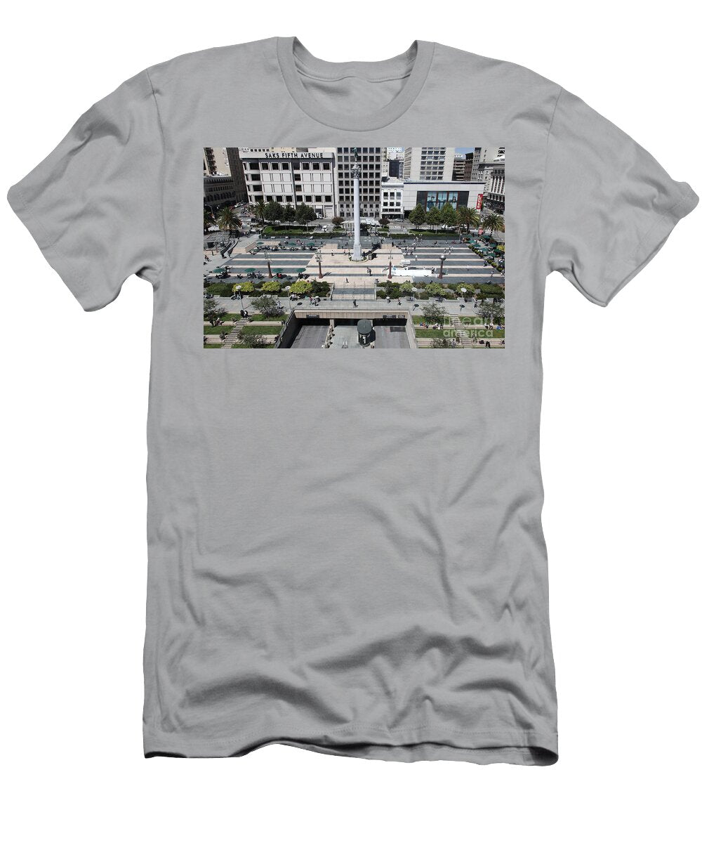 San Francisco Union Square 5d17942 Wingsdomain Art and Photography T-Shirt