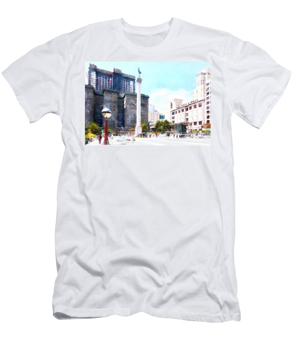 San Francisco Union Square 5d17933wcstyle Wingsdomain Art and Photography T-Shirt