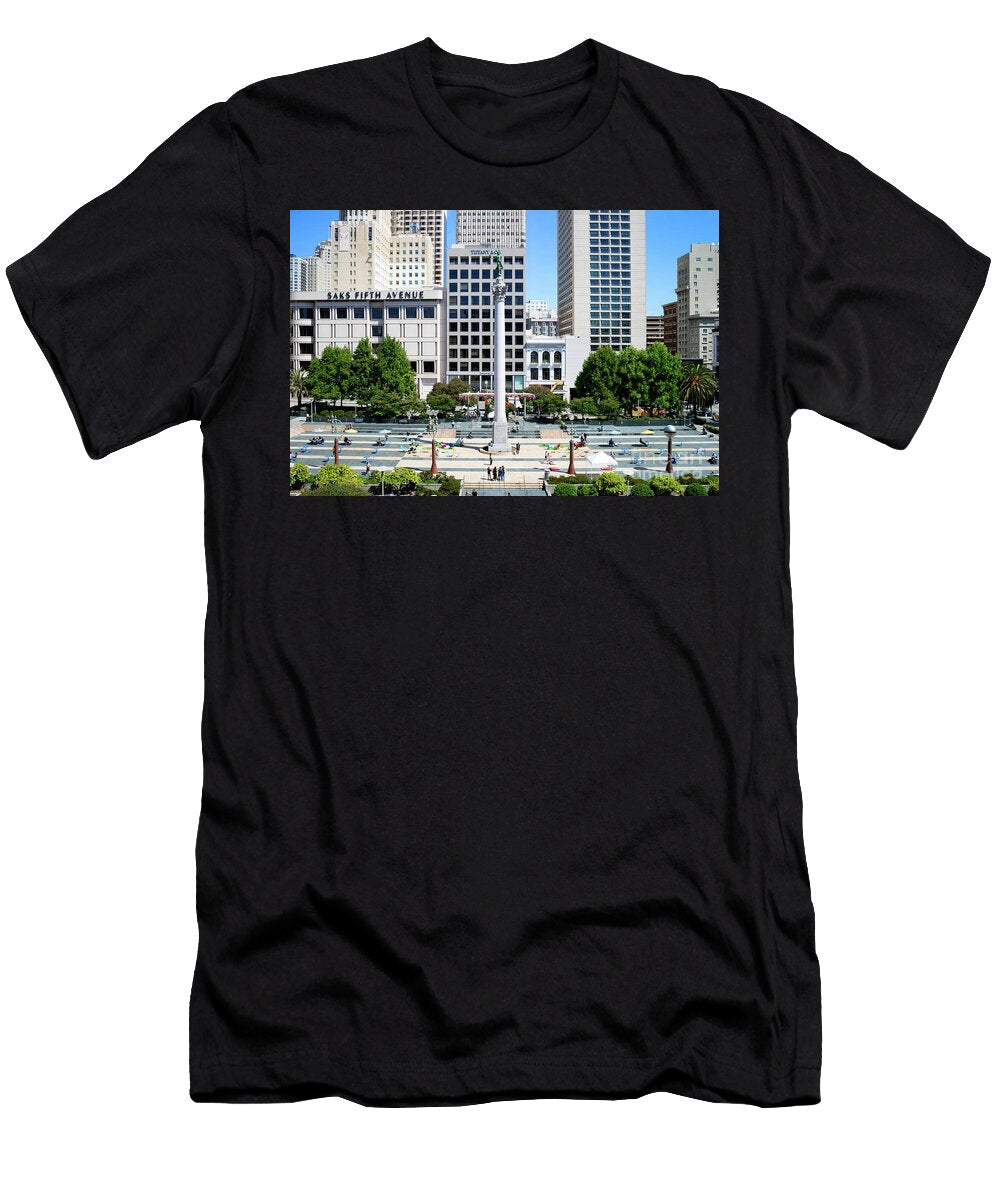 San Francisco Union Square Dsc07361 Wingsdomain Art and Photography T-Shirt