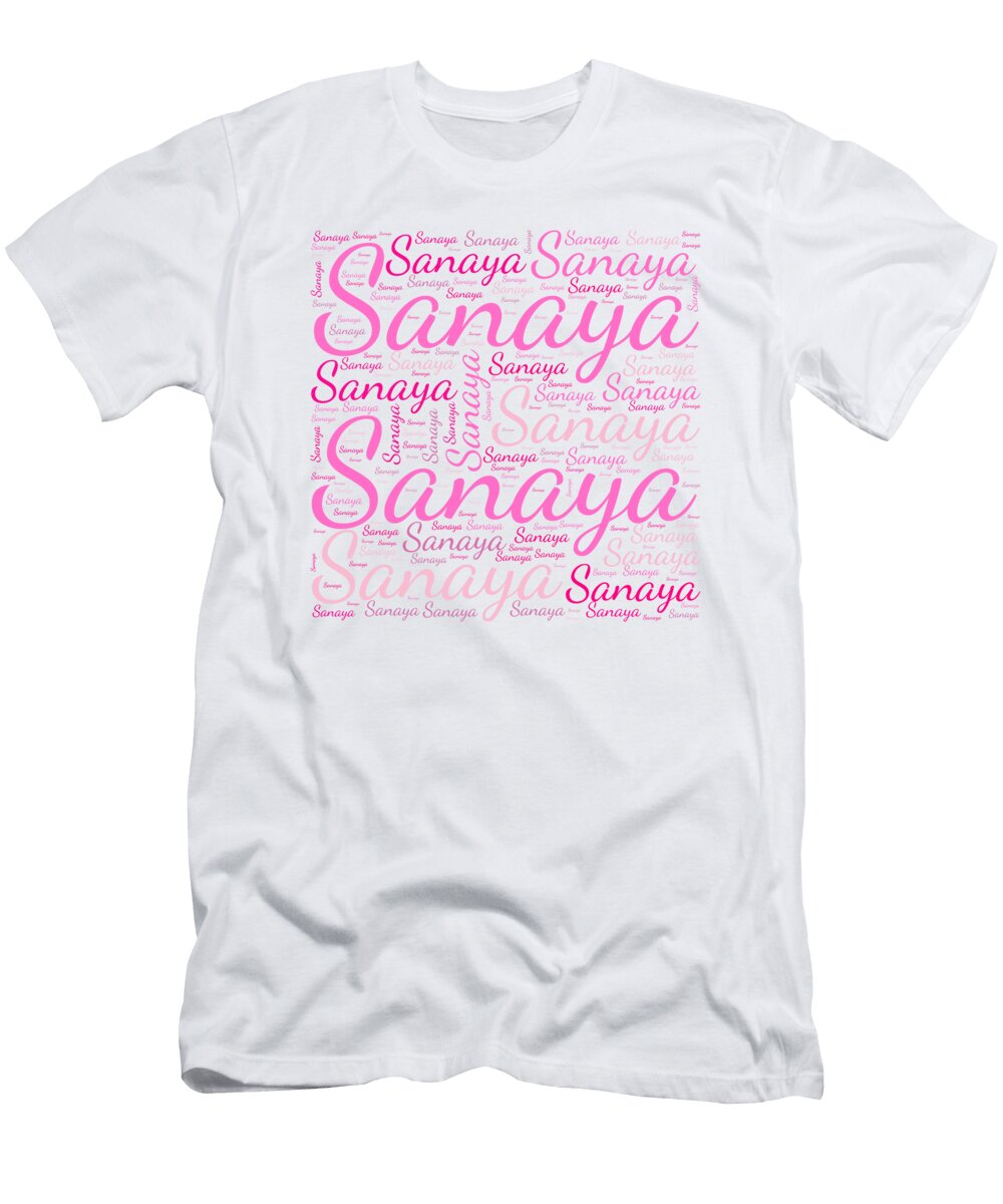 Sanaya Names Without Frontiers Vidddie Publyshd T-Shirt