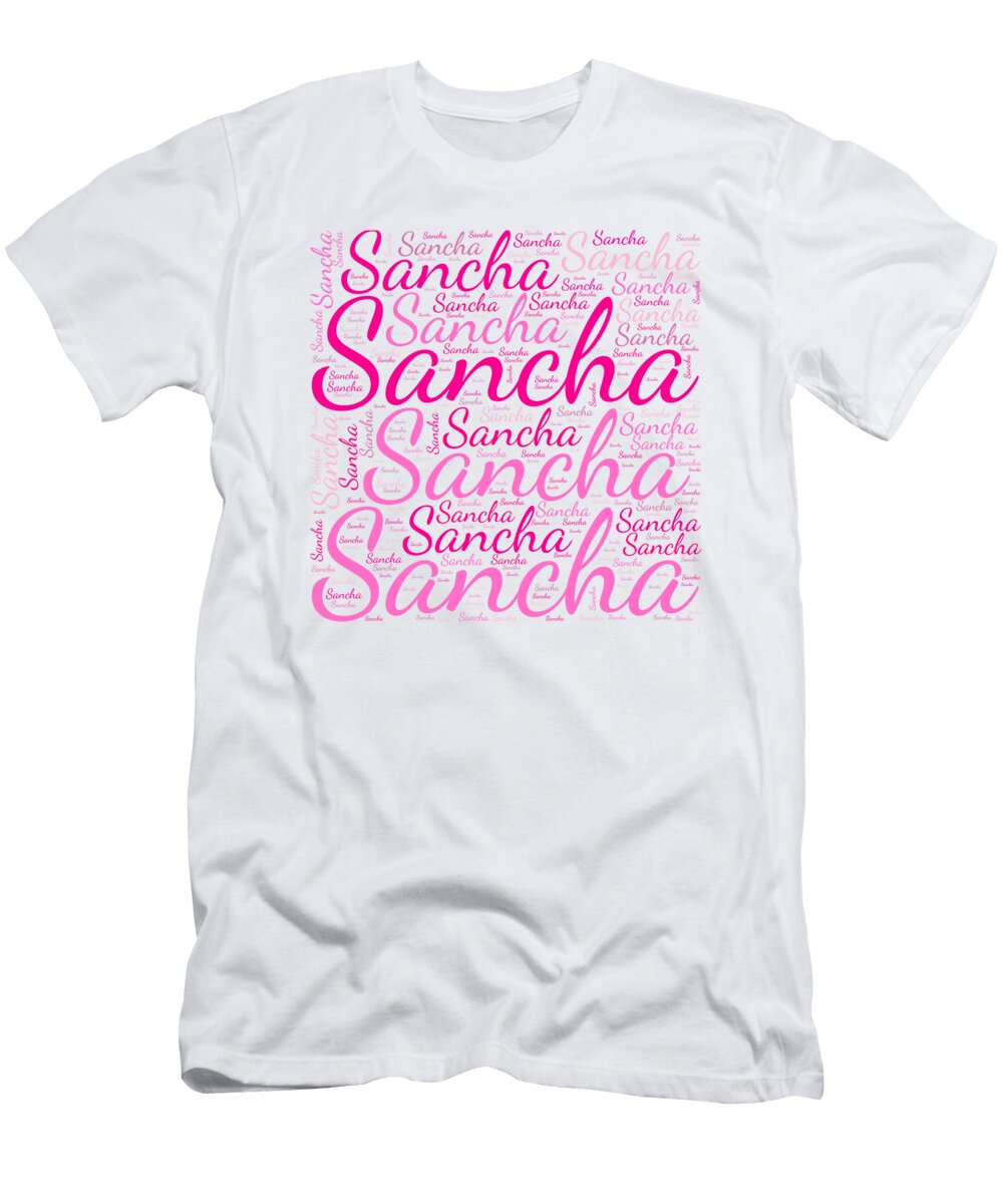 Sancha Names Without Frontiers Vidddie Publyshd T-Shirt