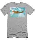 Santa Cruz Island Satellite Image Topographic 3d View Frank Ramspott T-Shirt