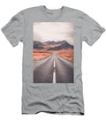 Scenic Road Leading to Majestic Mountains John Taylor T-Shirt