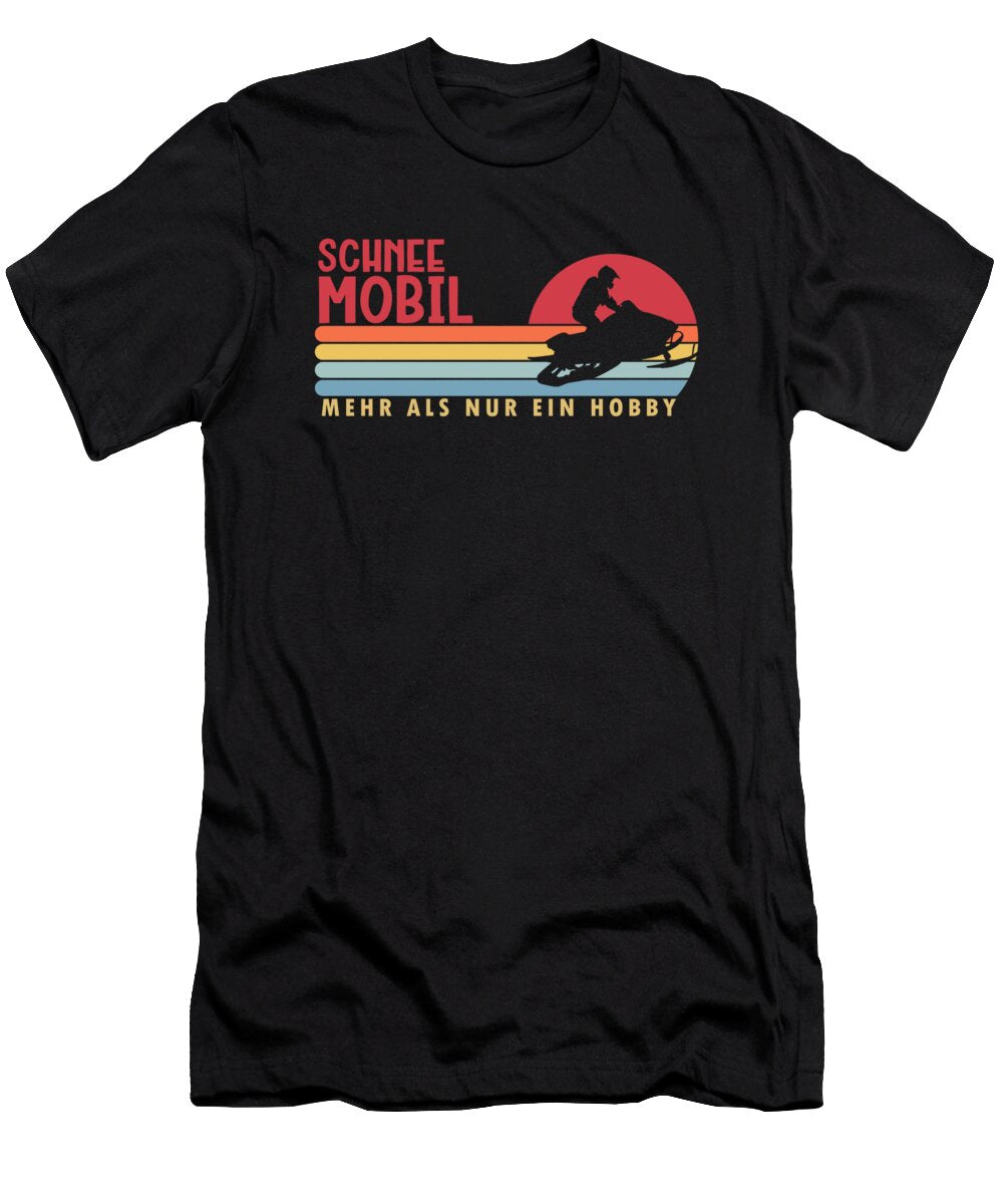 Schneemobil Mehr Als Ein Hobby Snowbike Snowmobile Riding Graphics Lab T-Shirt
