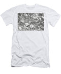 Seamless Shiny Silver Aluminum or Chrome Crumpled Foil Vaporwave Background Texture Trendy Glittery Wrinkled Film Overlay Effect Retro Techno Cyberpunk Abstract Pattern 3d Rendering N Akkash T-Shirt