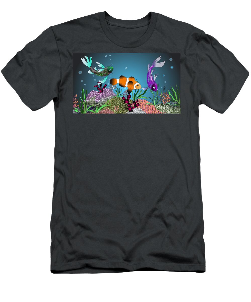 Seascape Orange Jleopold Jleopold T-Shirt