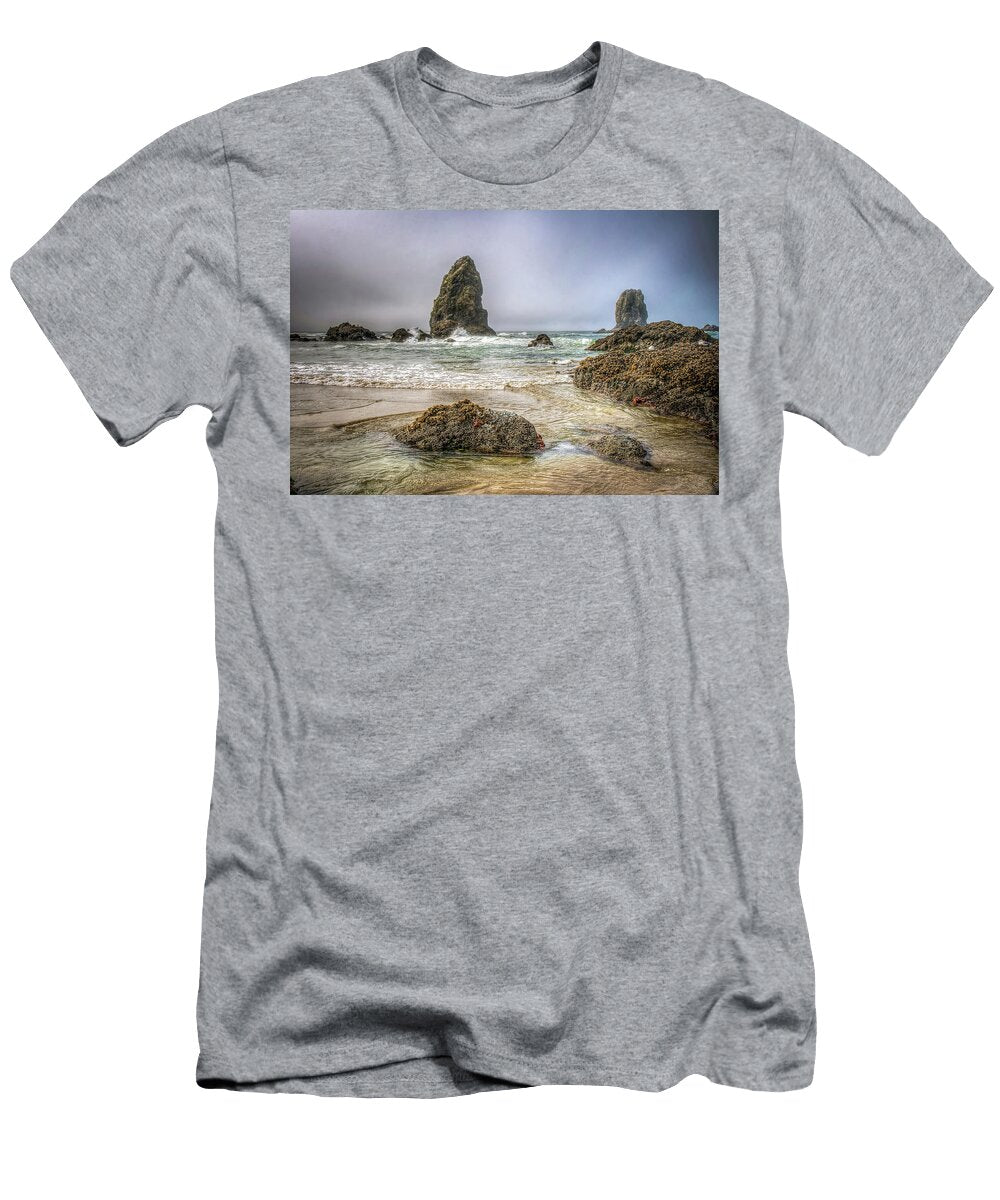 Seascape Rockery Oregon Coast Spencer Mcdonald T-Shirt