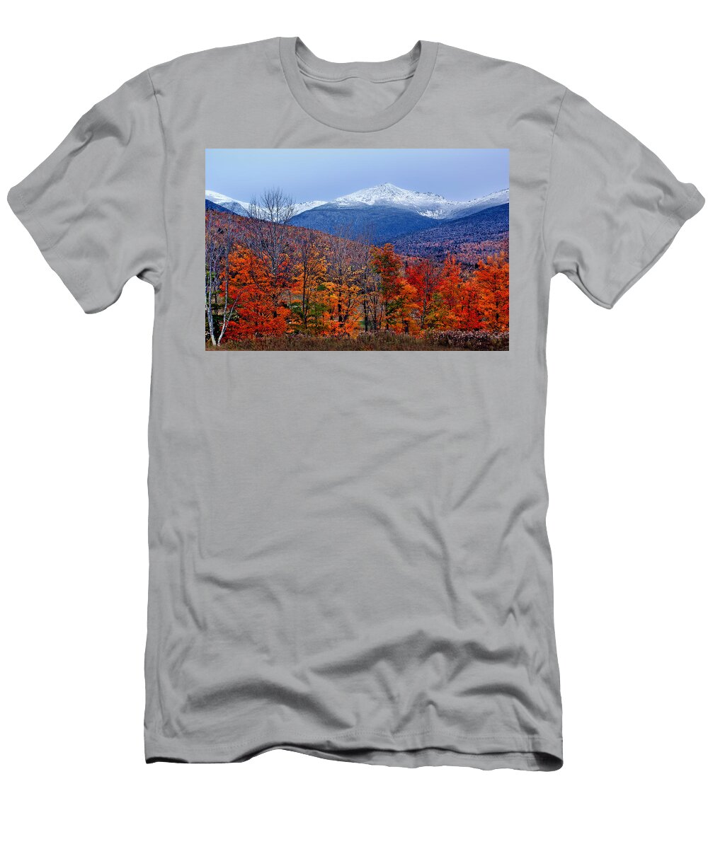 Seasons Shift 2 Mount Washington White Mountains Nikolyn Mcdonald T-Shirt