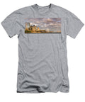 Seattle Waterfront Bathed in Golden Hour Seattle Skyline Washington State Silvio Ligutti T-Shirt