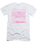 September Names Without Frontiers Vidddie Publyshd T-Shirt