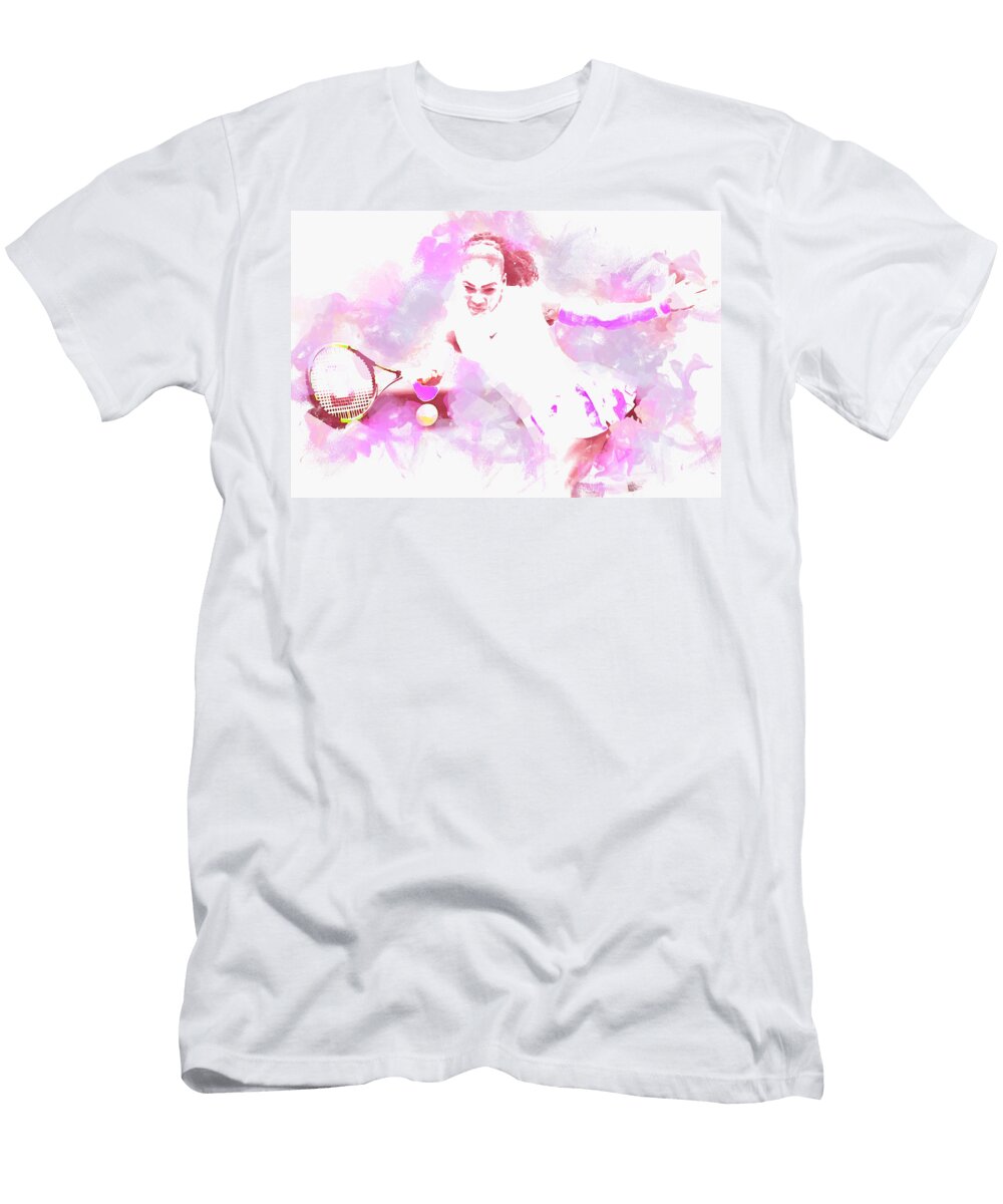 Serena Williams 11b Brian Reaves T-Shirt