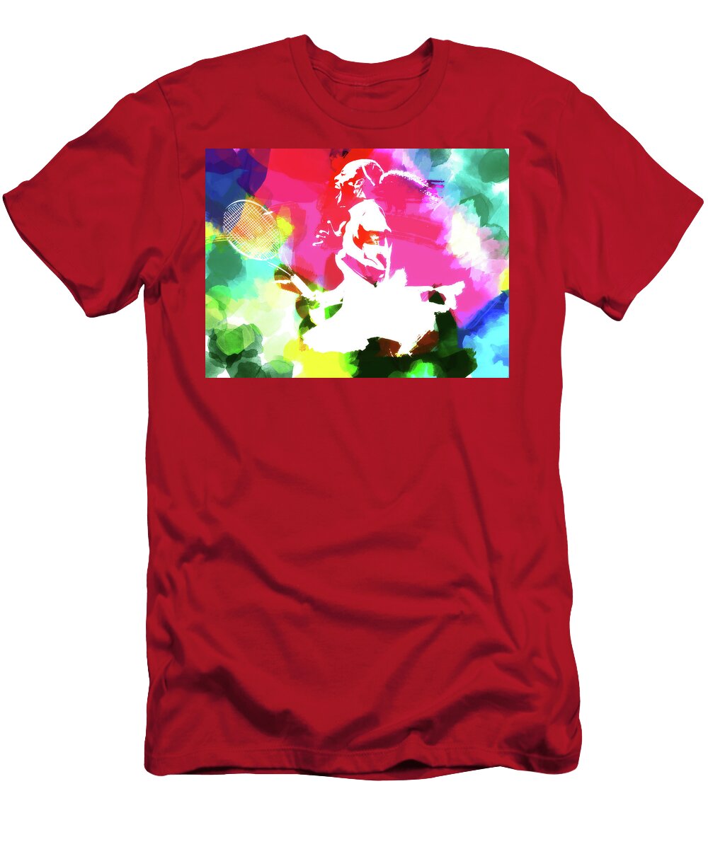 Serena Williams Lighting It Up Brian Reaves T-Shirt