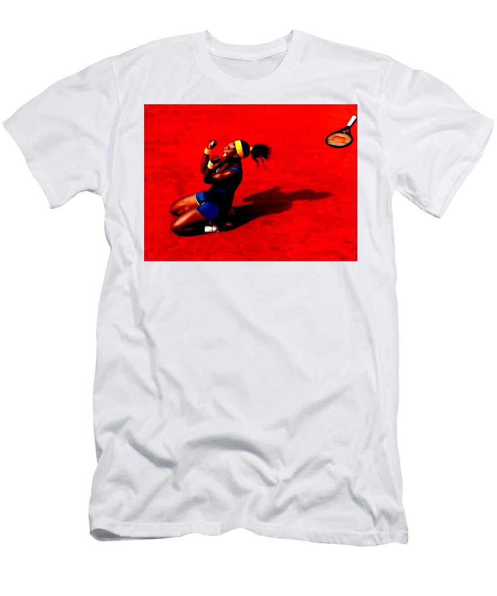 Serena Williams Match Point 2 Brian Reaves T-Shirt