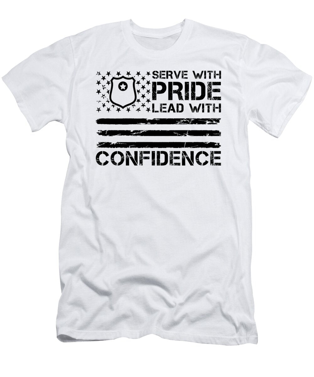 Serve with Pride Lead Deputy Sheriff Deputy Chief Tshirtconcepts Marvin Poppe T-Shirt