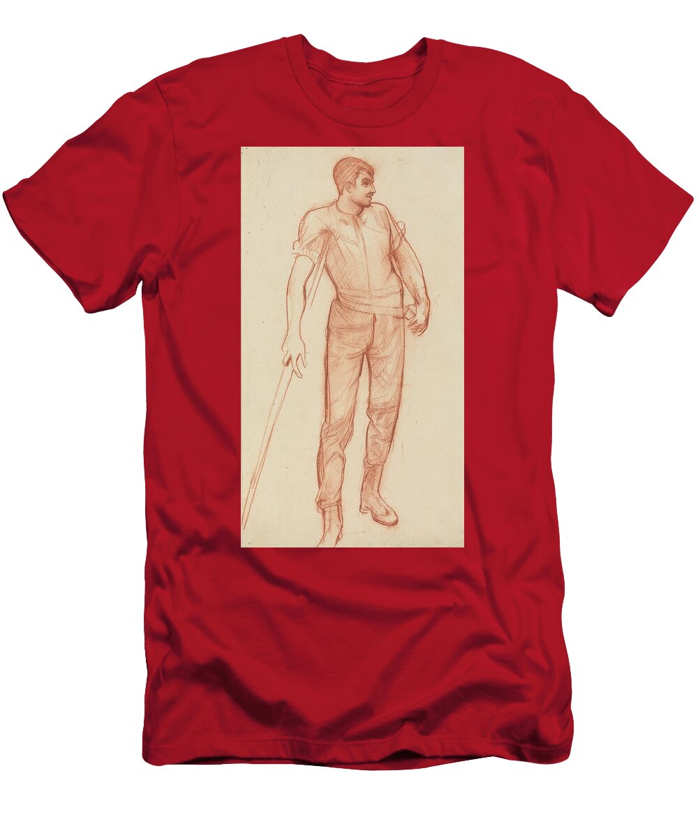 Shepherd Resting and Conversing James Havard Thomas T-Shirt
