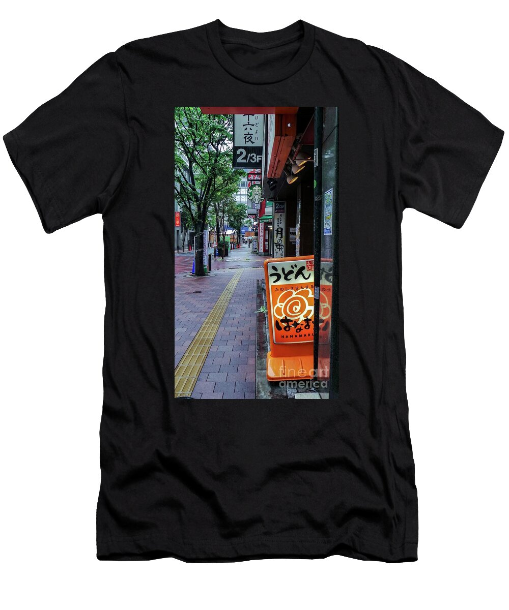 Shinjuku Sidewalk David Bearden T-Shirt
