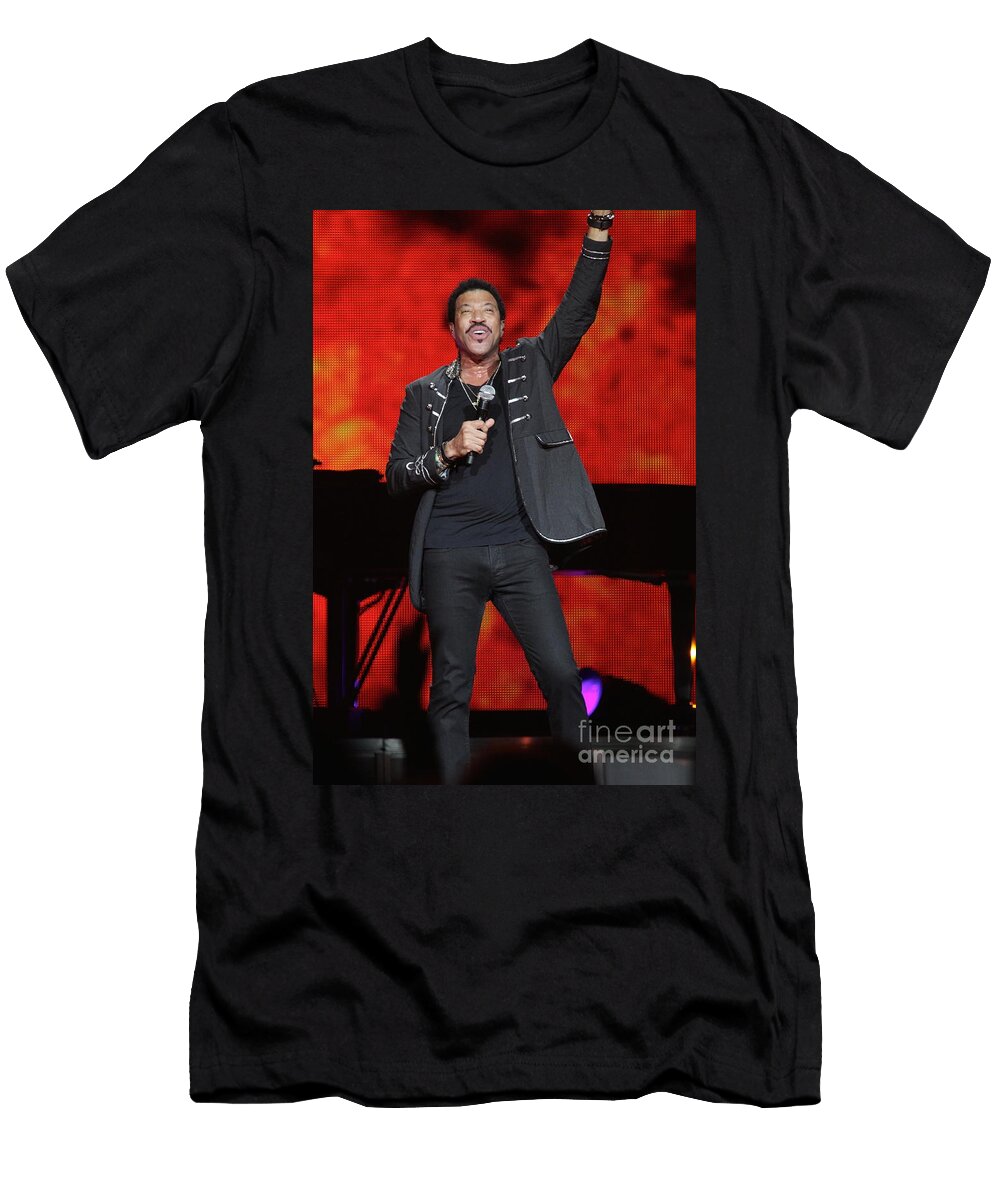 Singer Lionel Richie Front Row Photographs T-Shirt