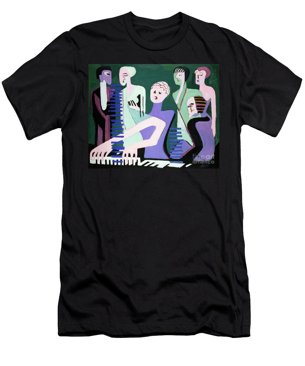 Singer on Piano Ernst Ludwig Kirchner T-Shirt