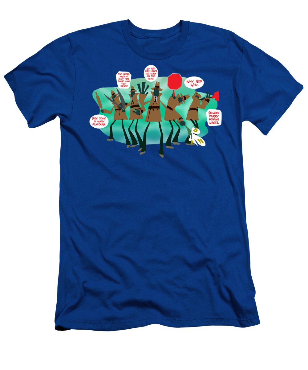Singer Psychonauts Magic Mushrooms Are You in Collusion with the Milkman Douxie Grimo T-Shirt