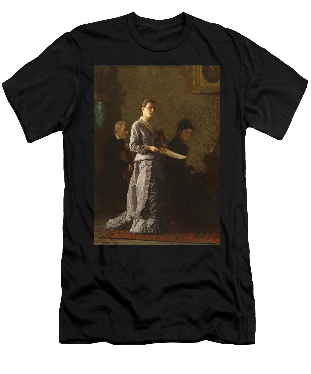 Singing a Pathetic Song Thomas Cowperthwait Eakins T-Shirt